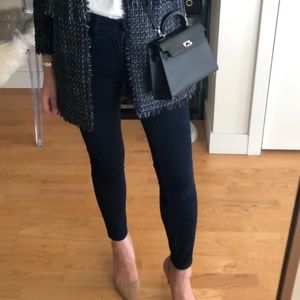 LOFT ANN TAYLOR ANKLE CROPPED BLUE SIZE 0